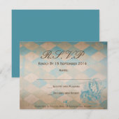 Alice in Wonderland - RSVP Kaartje (Voorkant / Achterkant)