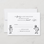 Alice in Wonderland RSVP-reactiekaart RSVP Kaartje (Voorkant)