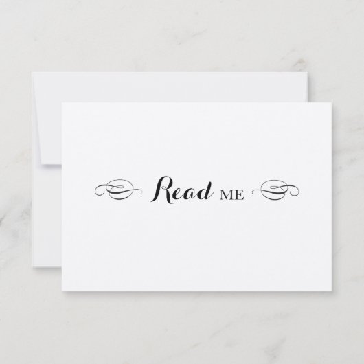 Alice in Wonderland RSVP-reactiekaart RSVP Kaartje (Achterkant)