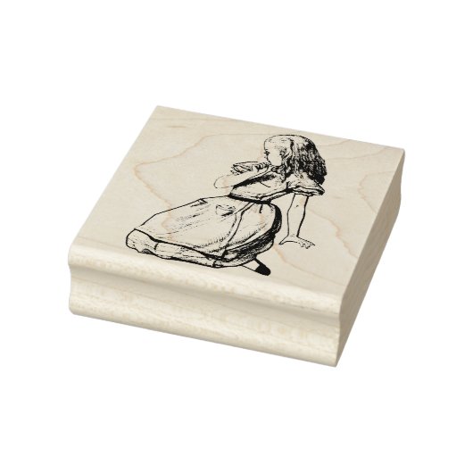 Alice in Wonderland Rubber Stamp Rubberstempel (Stempel)