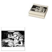 Alice in Wonderland Rubber Stamp Rubberstempel (Gestempeld)