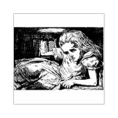 Alice in Wonderland Rubber Stamp Rubberstempel (Afrduk)