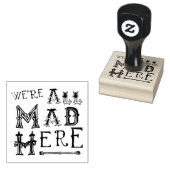 Alice in Wonderland rubberen stempel - waren allem (Gestempeld)