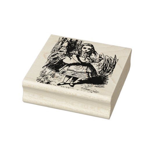 Alice in Wonderland Rubberstempel (Stempel)