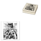 Alice in Wonderland Rubberstempel (Gestempeld)