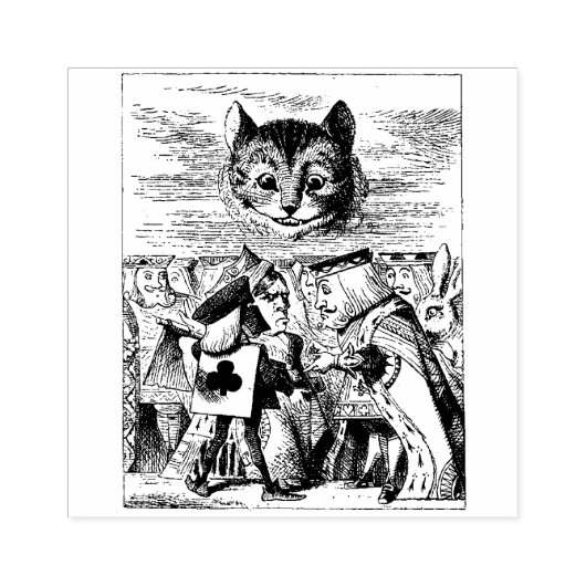 Alice in Wonderland Rubberstempel (Afrduk)
