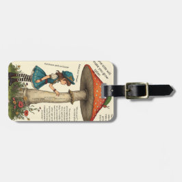 Alice in Wonderland Rups Bagagelabel