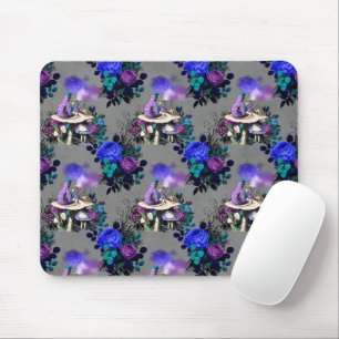 Alice in Wonderland Rups Rookt Bloemen Muismat