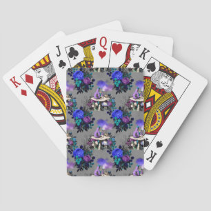 Alice in Wonderland Rups Rookt Bloemen Pokerkaarten