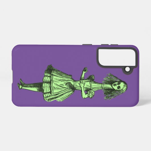  Alice in Wonderland Samsung Galaxy Hoesje (Achterkant horizontaal)