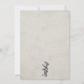  Alice in Wonderland Save the Date (Achterkant)