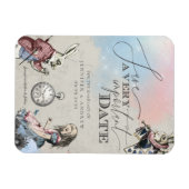 Alice in Wonderland Save the Date Magneet (Horizontaal)