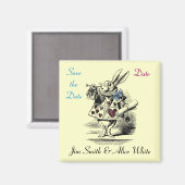 Alice in Wonderland Save the Date Magnet (Voorkant / Achterkant)