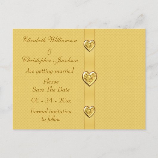 Alice in Wonderland Save the Date Wedding Briefkaa Aankondigingskaart (Achterkant)