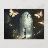 Alice in Wonderland Scene Briefkaart (Voorkant)