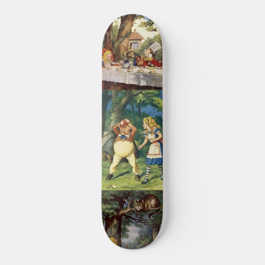 Alice in Wonderland Schaats Board Skateboard (Voorkant)