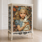 Alice in Wonderland Schachbrett Fleur de Lis Tissuepapier