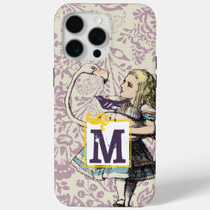 Alice in Wonderland schattig FLAMINGO iPhone 15 Pro Max Hoesje