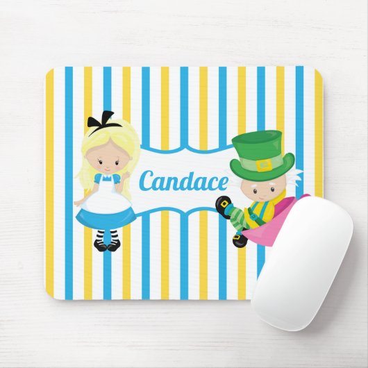 Alice in Wonderland Schattigee aangepaste Kinderen Muismat (Met muis)