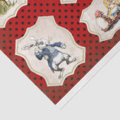 Alice in Wonderland Serie Ontwerp 5 Tissuepapier (Detail)