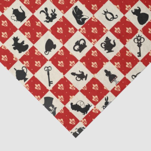 Alice in Wonderland Series Design 12 Tissuepapier (Detail)