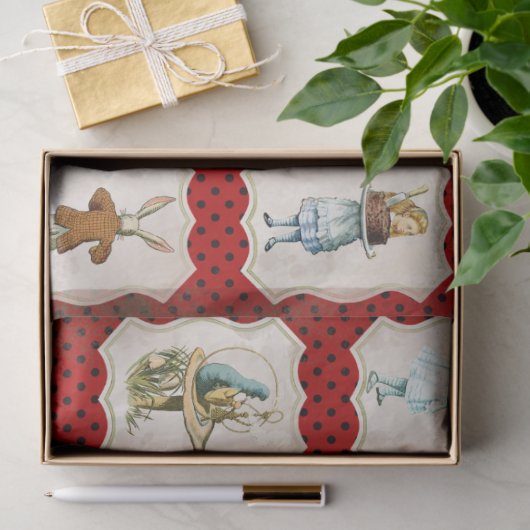 Alice in Wonderland Series Design 5 Tissuepapier (Geschenk)