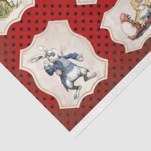 Alice in Wonderland Series Design 5 Tissuepapier (Detail)