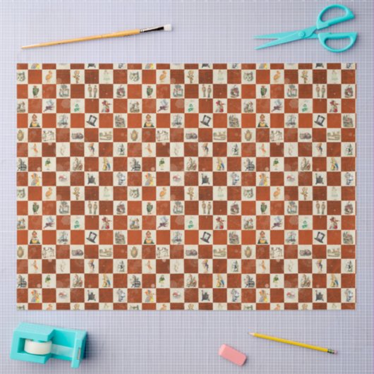 Alice in Wonderland Series Design 8 Tissuepapier (Craft)