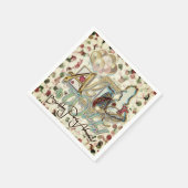 Alice in Wonderland Servet (Hoek)