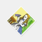 Alice in Wonderland Servet (Hoek)
