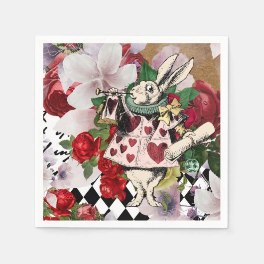  Alice in Wonderland Servet (Voorkant)