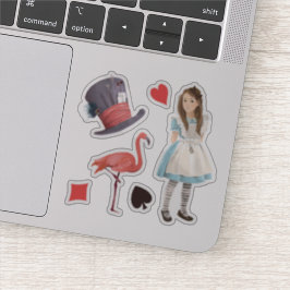 Alice in Wonderland set  Sticker