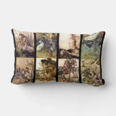 Alice in Wonderland, set van acht Afbeeldingen Cus Kussen (Achterkant)