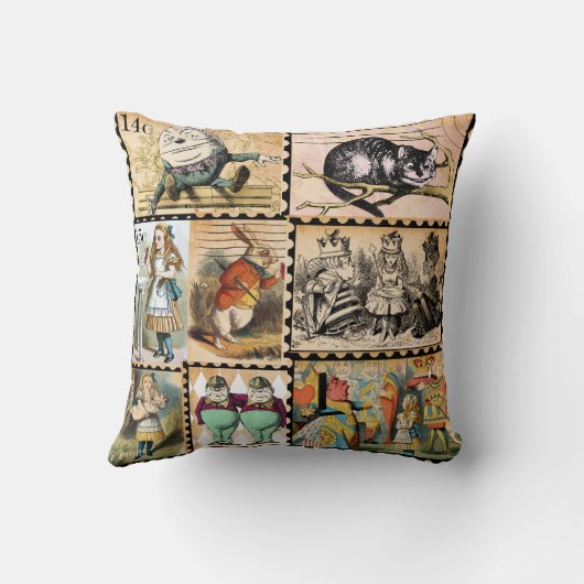 Alice in Wonderland Sierkussen (Achterkant)