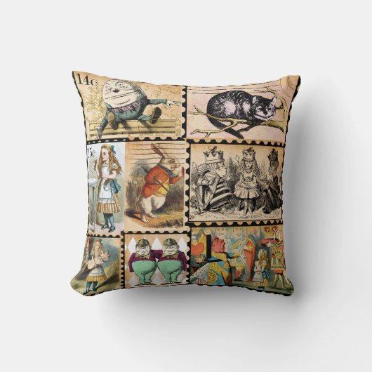 Alice in Wonderland Sierkussen (Voorkant)