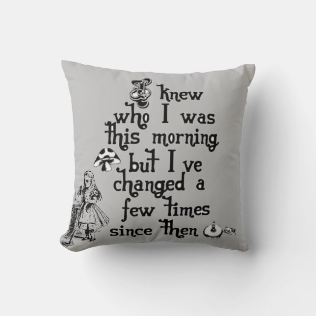 Alice in Wonderland Sierkussen (Voorkant)