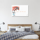 Alice in Wonderland Sign-In Canvas Board Afdruk (Insitu (Slaapkamer))