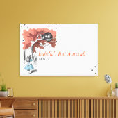 Alice in Wonderland Sign-In Canvas Board Afdruk (Insitu (Woonkamer))