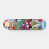 Alice in Wonderland Skateboard Muurkunst (Horizontaal)