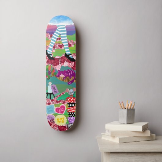 Alice in Wonderland Skateboard Wall Art (Muurkunst)