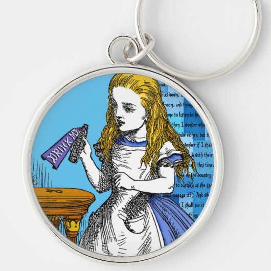 Alice in Wonderland Sleutelhanger (Voorkant)