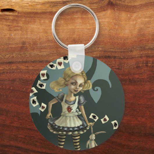 Alice in Wonderland Sleutelhanger (Voorkant)