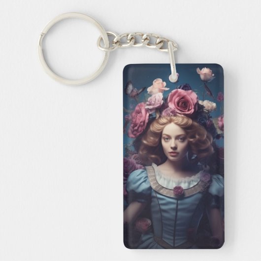 Alice in Wonderland sleutelhanger (Voorkant)