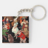 Alice in Wonderland Sleutelhanger (Achterkant)