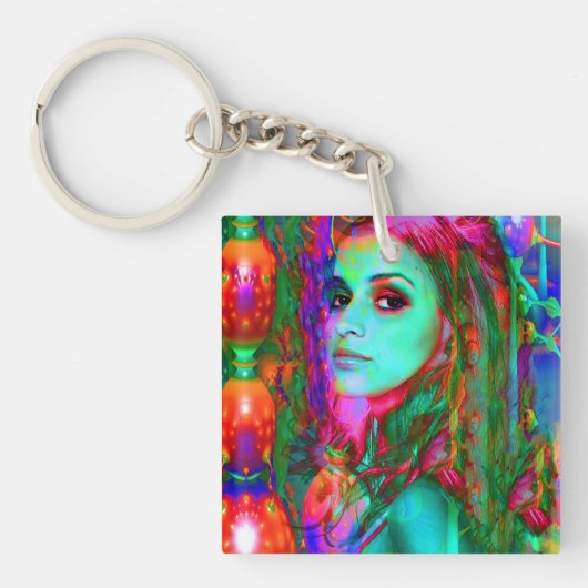 Alice in Wonderland Sleutelhanger (Voorkant)