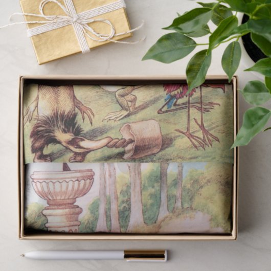  Alice in Wonderland Slithy Tove Decoupage Tissuepapier (Geschenk)