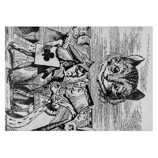 Alice in Wonderland Snijplank (Voorkant)