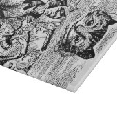 Alice in Wonderland Snijplank (Hoek)