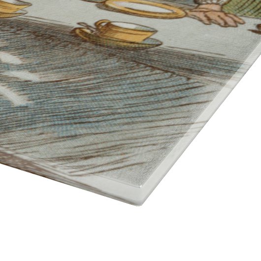 Alice in Wonderland Snijplank (Hoek)