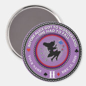  Alice in Wonderland Sobriety Medallion Magneet (Voorkant / Achterkant)
